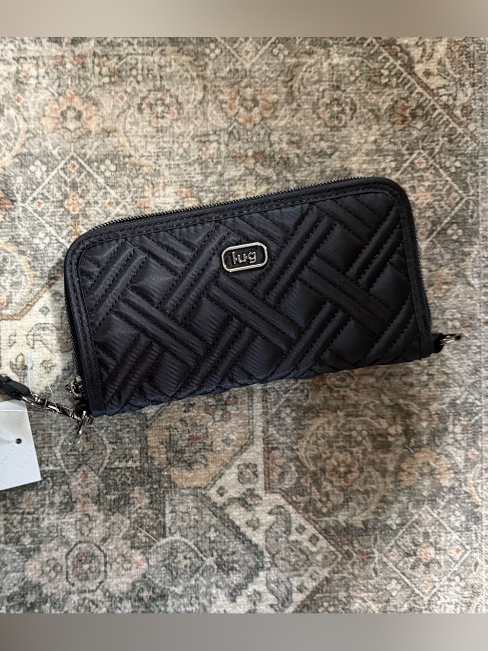 NWT Lug Quilted Whirly Wristlet Wallet